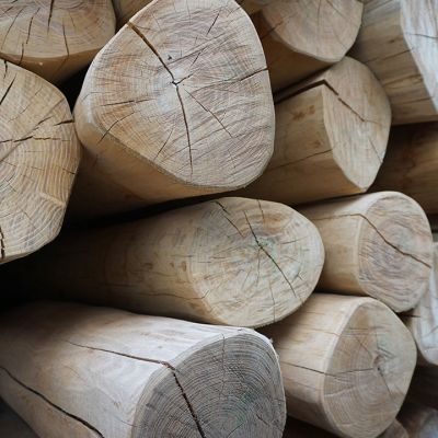 Entsplintete Rundhölzer - Hochwertige Holzpfähle für Ihren Garten 